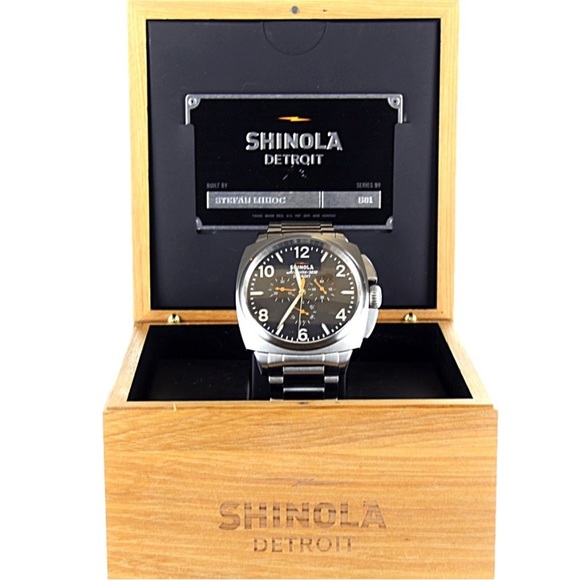 Shinola Other - SHINOLA Brakeman Argonite 5030 46mm Chrono Watch